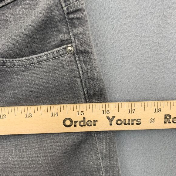 AG Adriano Goldshmied Jeans Size 27R Skinny Ankle Zip Gray Stretch 29X28 - Picture 9 of 16